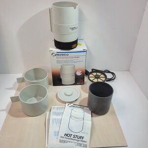 Norelco Hot Stuff TC22 Hot Food Beverage‎ Maker Travel Coffee Soup 2 Mugs